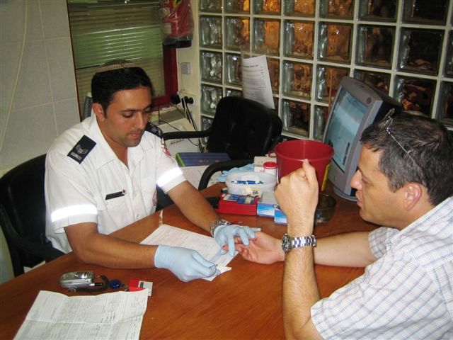 סניף רעות-מכבים-מודיעין" הרתמת דם, ספטמבר 2007