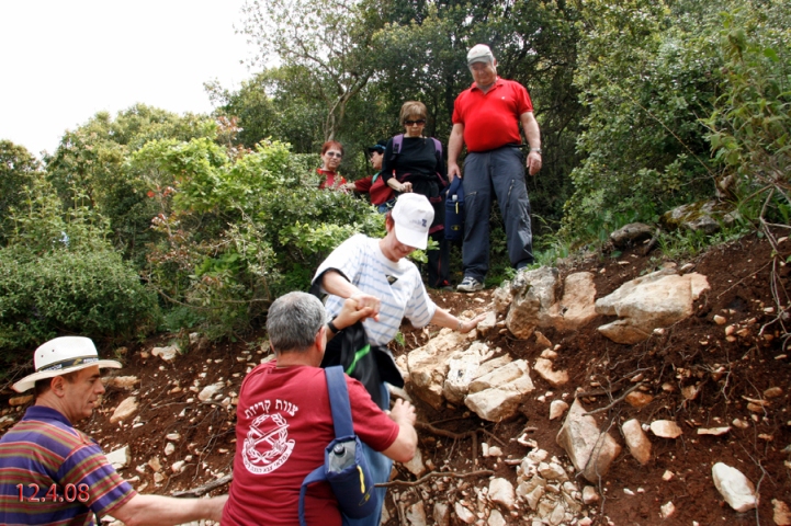 טיול אוהבי לכת בגליל, 12.4.08