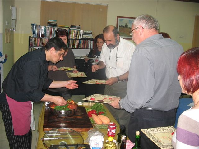 סדנת בישול לפסח, אפריל 2008