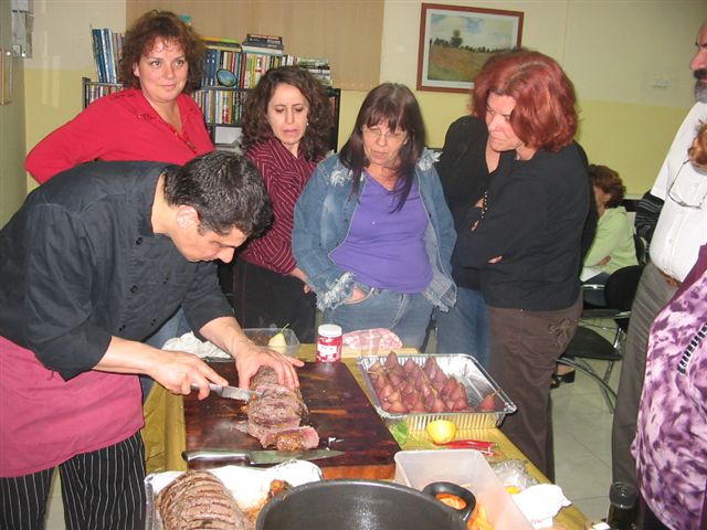 סדנת בישול לפסח, אפריל 2008