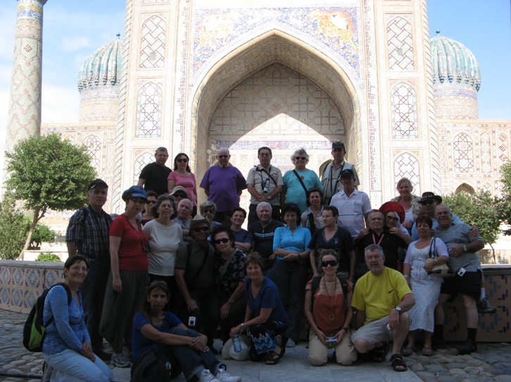 חברי הסניף בטיול לאוזבקיסטאן, מאי 2008