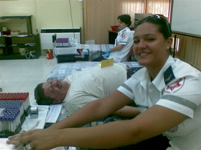 התרמת דם בסניף, יוני 2008