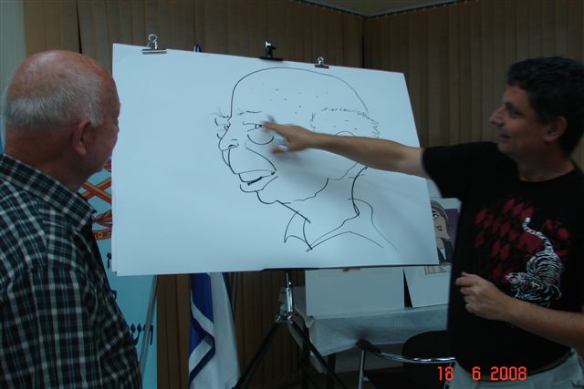 ערב עם הקריקטוריסט נסים חזקיהו, יוני 2008