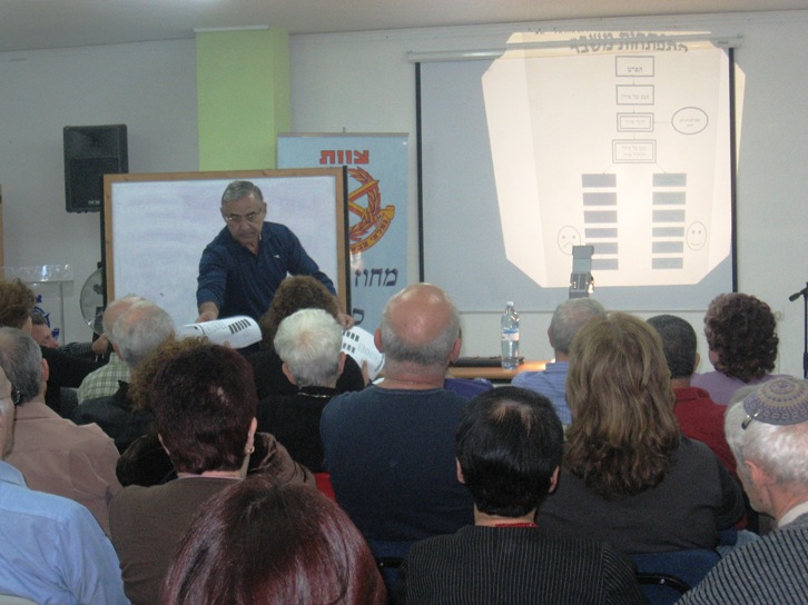 הרצאת מר טוביה פרידמן בנושא מצבי לחץ, דצמבר 2008