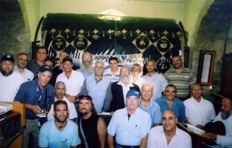 חברי המחוז בביקור בחברון עיר האבות