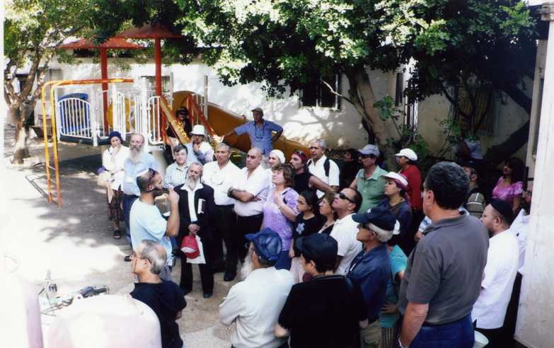 חברי המחוז בביקור בחברון עיר האבות