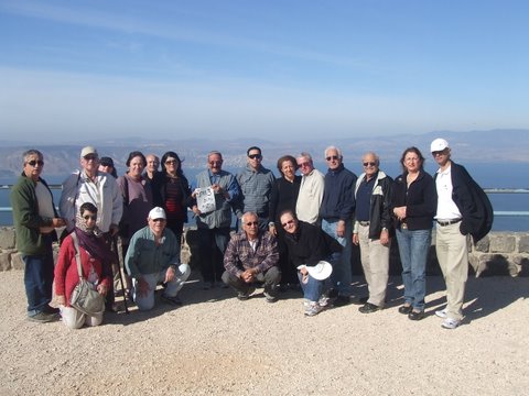 חברי המחוז במצפה השלום ברמת-הגולן, דצמבר 2008