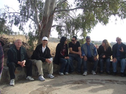 חברי מחוז ירושלים מטיילים ונופשים בצפון, 4.12.08