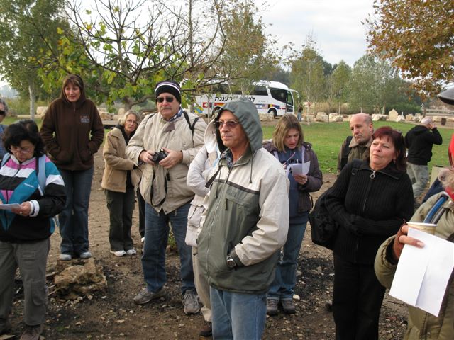טיול בשביל ישראל קטע נחל אלכסנדר, ינואר 2009