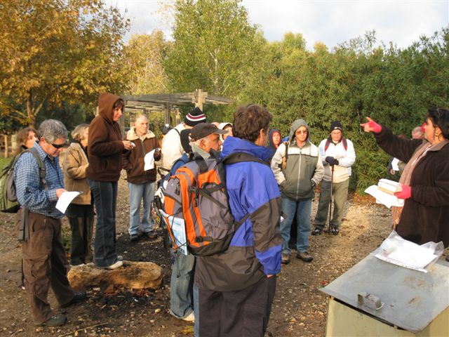 טיול בשביל ישראל קטע נחל אלכסנדר, ינואר 2009