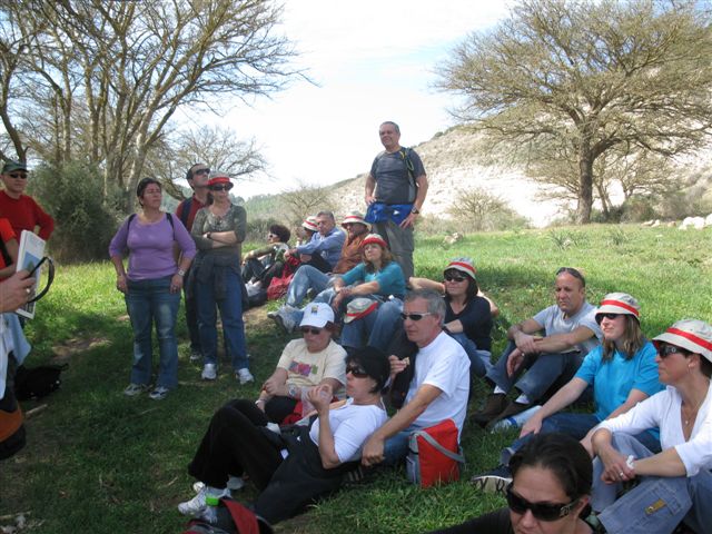 טיול בשביל ישראל קטע השפלה הפנימית, פברואר 2009