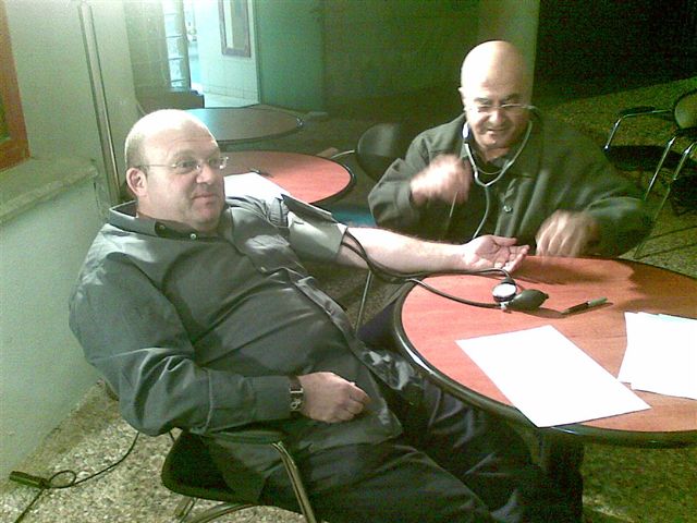 התרמת דם במועדון הסניף בעת מבצע "עופרת יצוקה"