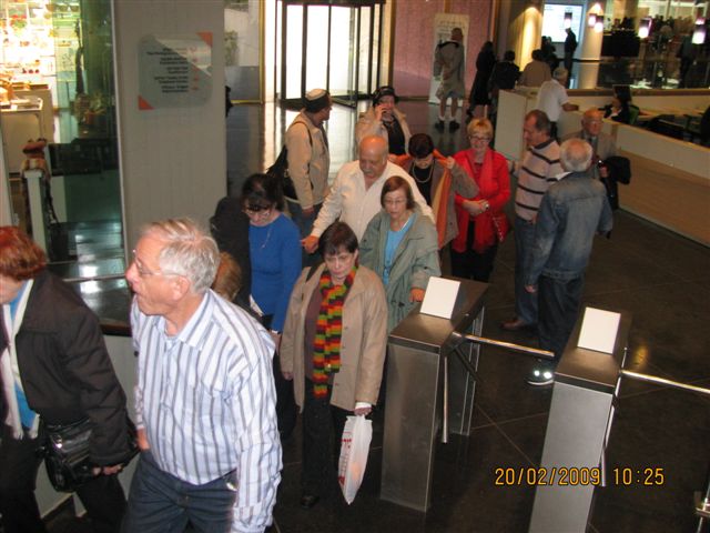 ביקור בבית התפוצות, 20.2.09