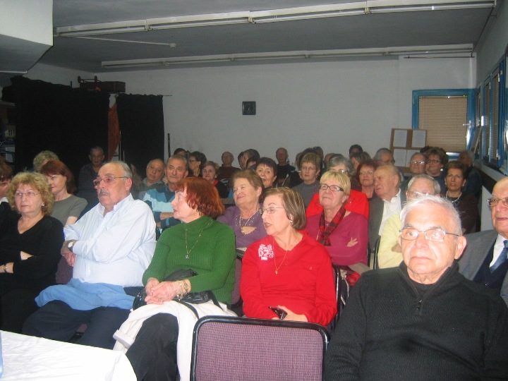 הרצאה בנושא: ``המלצות לדיאטה`` שנערכה ב- 12.3.2009