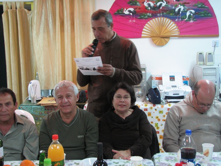 הרמת כוסית לחג הפסח, אפריל 2009