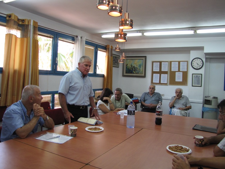 מפגש בנושאי תעסוקה והכשרה מקצועית שהתקיים ב- 15.7.09