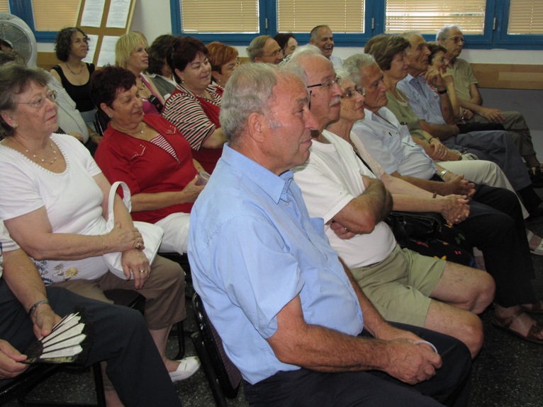 הרצאה בנושא: ``האטת תהליכי הזקנה`` שנערכה ב- 6.8.2009