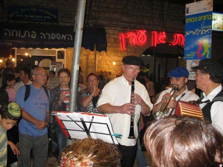 בפסטיבל הכלייזמרים בצפת, אוגוסט 2009