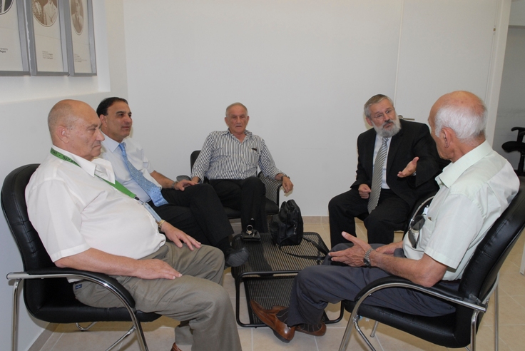 חנוכת משרדי מחוז ירושלים וקביעת מזוזות 12.7.09