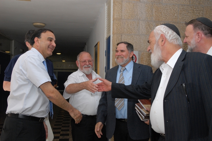 חנוכת משרדי מחוז ירושלים וקביעת מזוזות 12.7.09