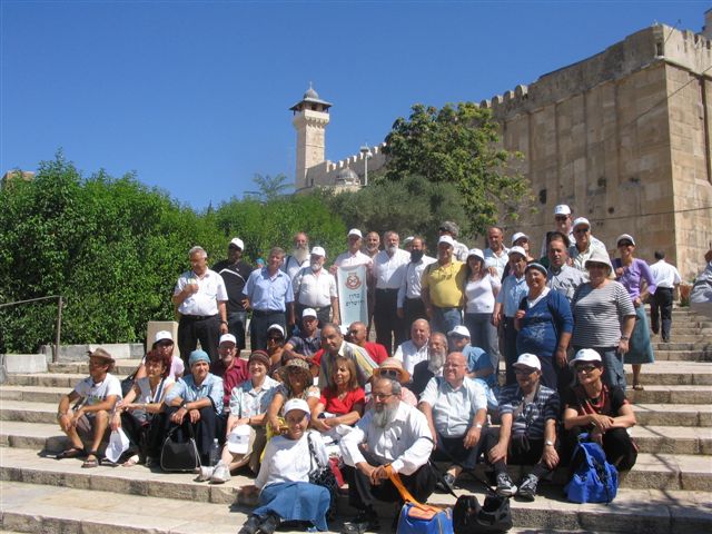 טיול למערת המכפלה וחברון 20.8.09