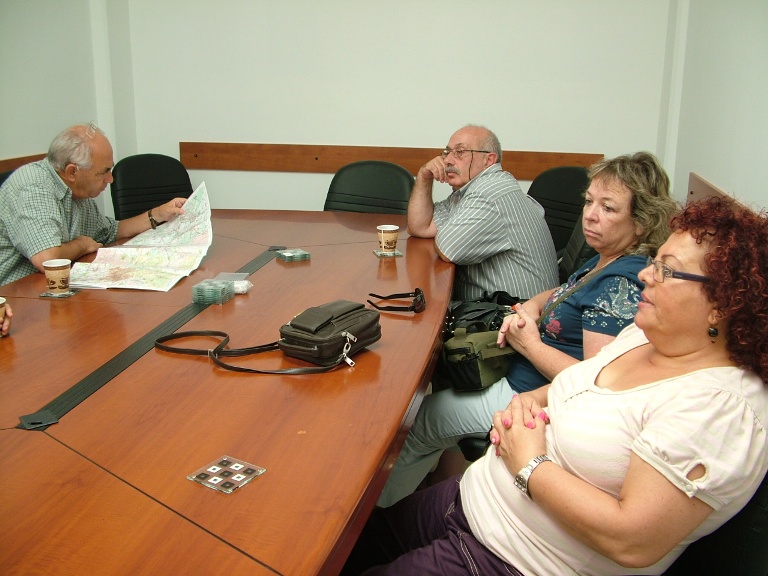 ביקור חברי הסניף במשרדי מחוז ירושלים, ספטמבר 2009