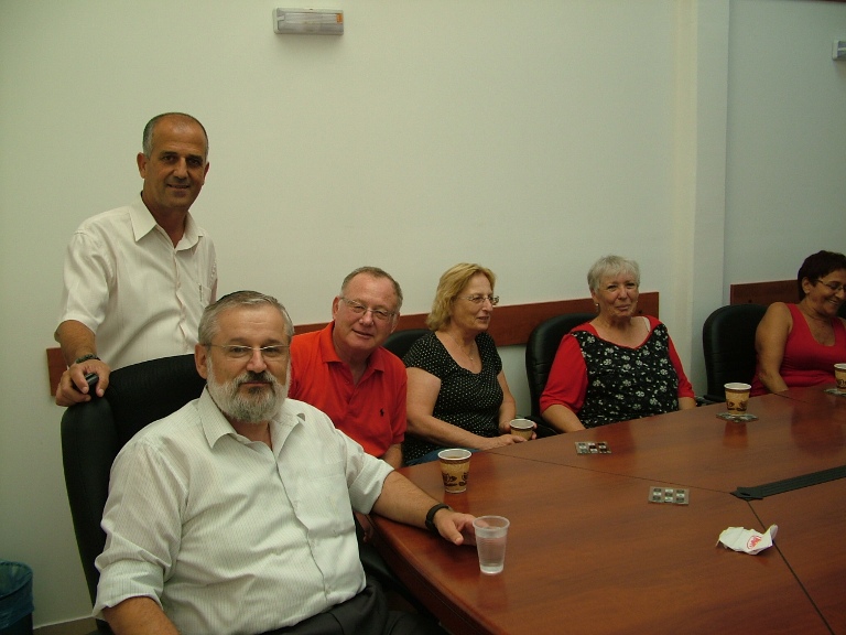 ביקור חברי הסניף במשרדי מחוז ירושלים, ספטמבר 2009