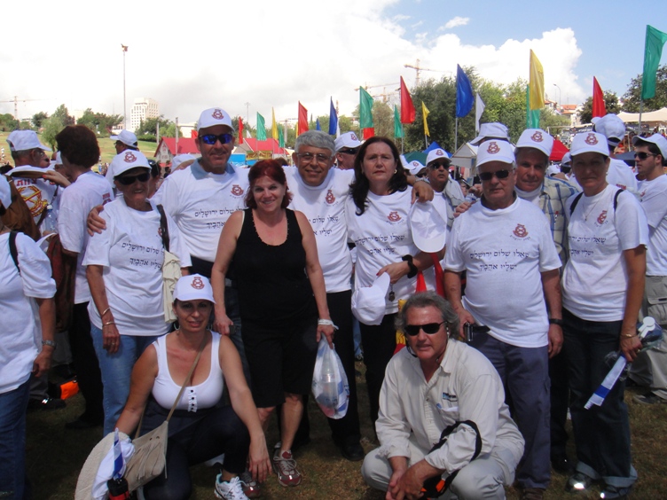 חברי סניף העמקים בצעדת ירושלים, סוכות 2009