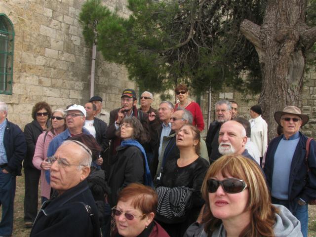 טיול לירושלים עם ד"ר אדם אקרמן, נובמבר 2009