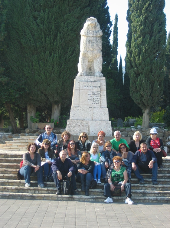 טיול חברי מקהלת צוות בצפון, דצמבר 2009