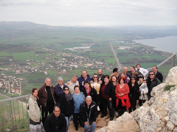 צילום משותף בארבל, בדרך ליום כיף בחמת גדר, ינואר 2010