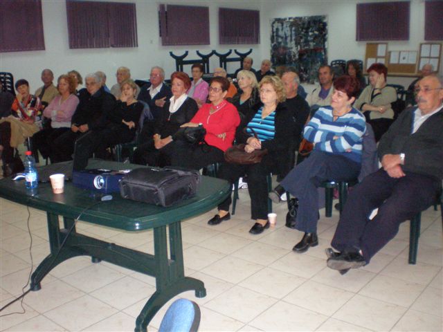 הרצאה בנושא: ``נשים בפשיעה שנערכה ב- 2.2.2010