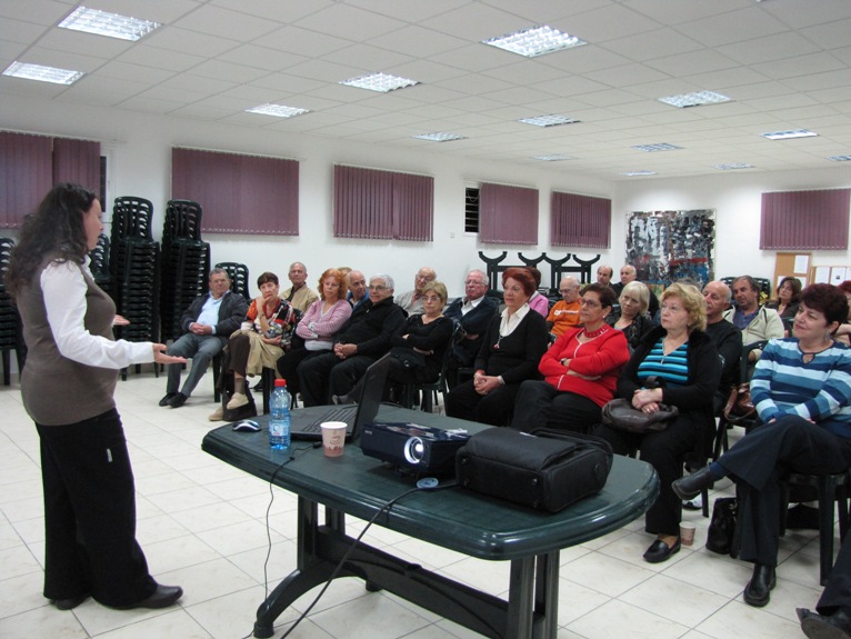 הרצאה בנושא: ``נשים בפשיעה שנערכה ב- 2.2.2010