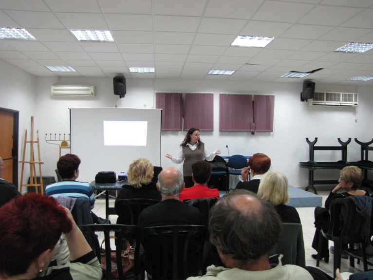 הרצאה בנושא: ``נשים בפשיעה שנערכה ב- 2.2.2010