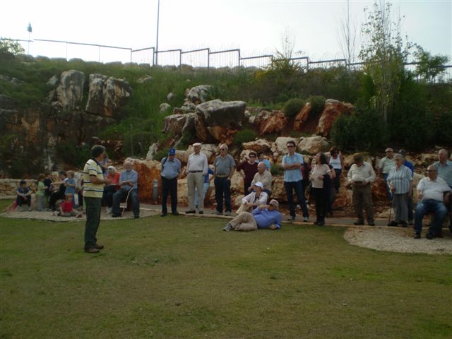 טיול במחצבות ששוקמו, מרץ 2010