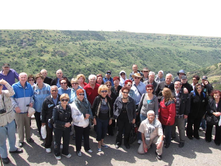 טיול מארץ הירדן ההררי אל ``מבצרי`` רמת הגולן נערך ב-7 באפריל 2010