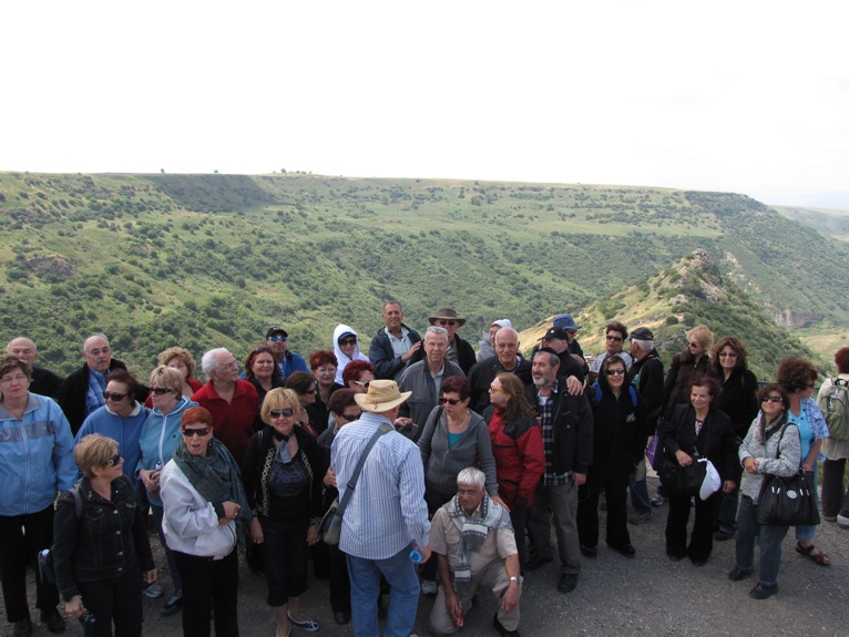 טיול מארץ הירדן ההררי אל ``מבצרי`` רמת הגולן נערך ב-7 באפריל 2010