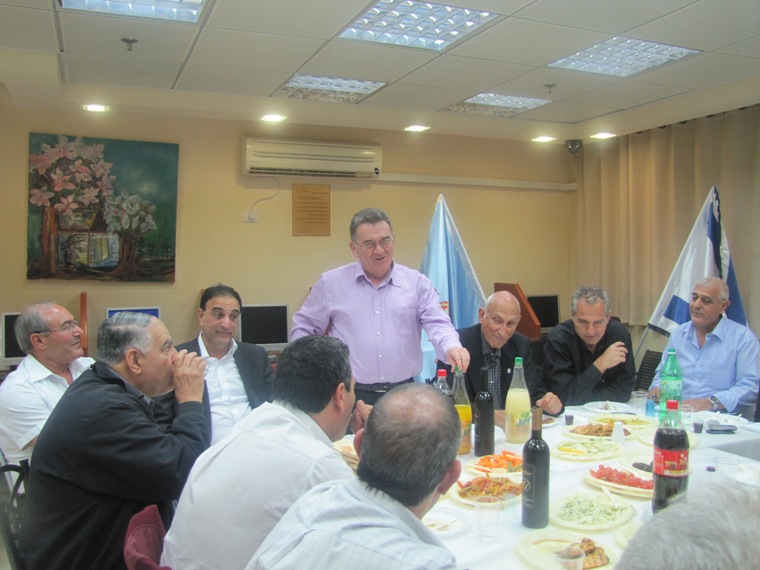 ישיבת הנהלת ומועצת המחוז והרמת כוסית לחג הפסח, מרץ 2010