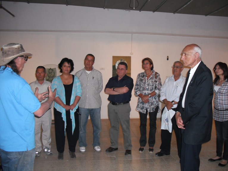 ביקור הנהלת "צוות" הארצית בערד והסביבה, אפריל 2010