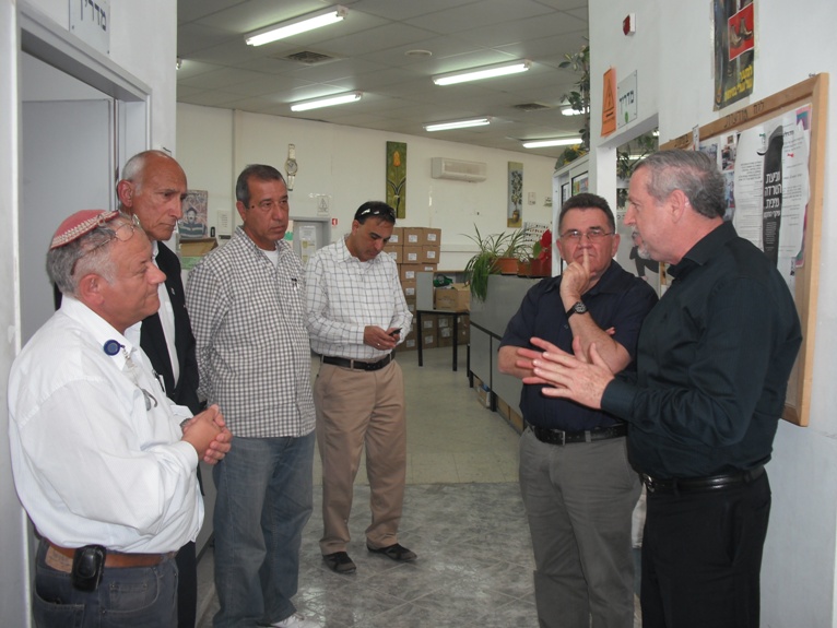 ביקור הנהלת "צוות" הארצית בערד והסביבה, אפריל 2010