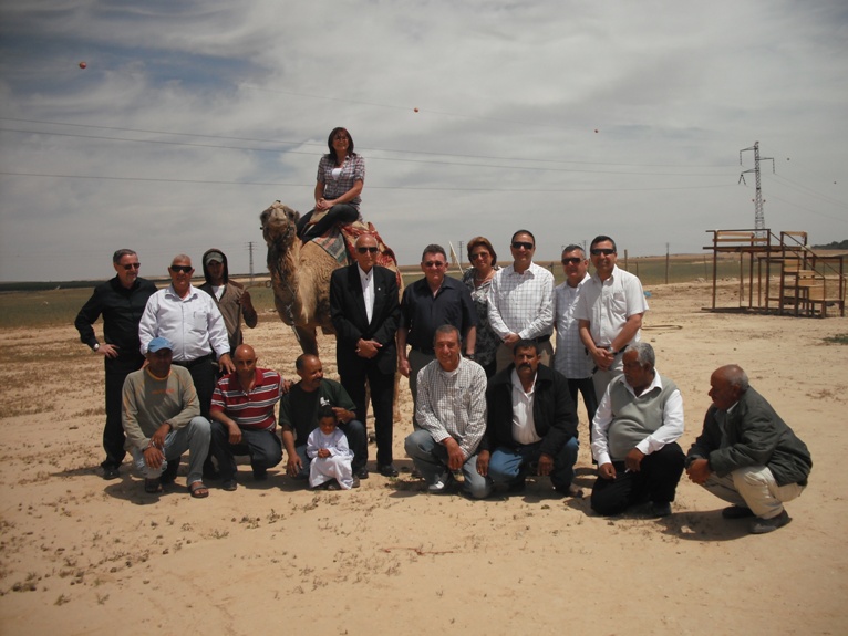 ביקור הנהלת "צוות" הארצית בערד והסביבה, אפריל 2010