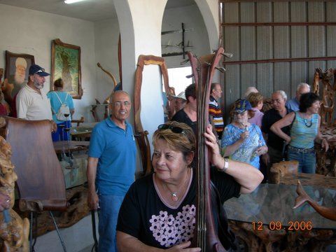 סניף בקעת אונו: טיול דרוזים ואמנים בכרמל, ספטמבר 2006