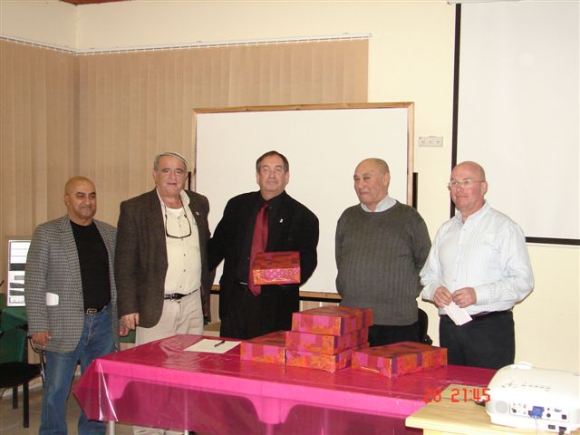 סניף רעות-מכבים-מודיעין: ערב הוקרה למתנדבים, דצמבר 2006