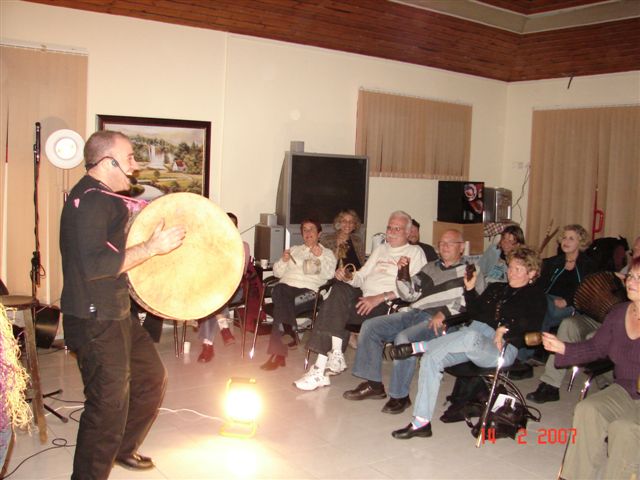 סניף רעות-מכבים-מודיעין: הופעתו של טל קרביץ, "שירים שאספתי", פברואר 2007