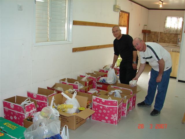 סניף רעות-מכבים-מודיעין: מבצע איסוף מזון לחברים נזקקים, פסח 2007
