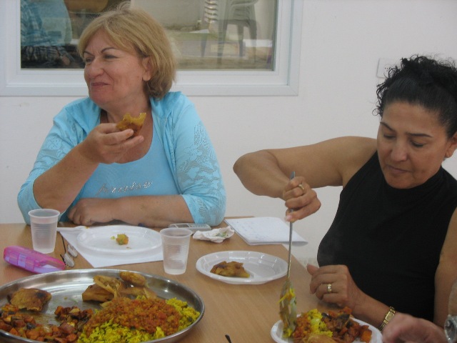 סניף ראשל"צ: סדנה לבישול הודי, אפריל 2007