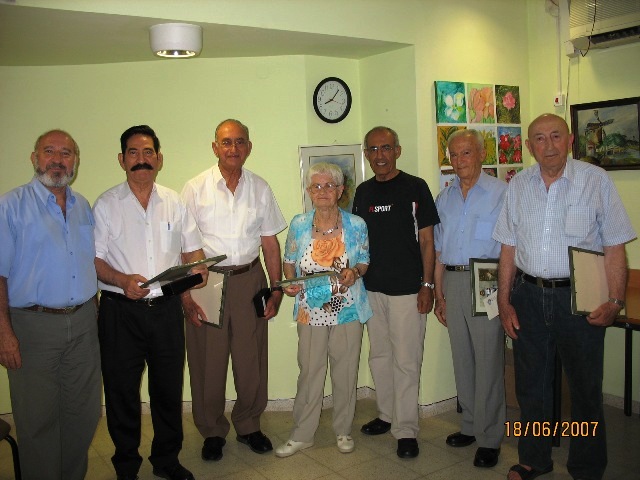 סניף בקעת אונו: הענקת תעודות ושי לחברי הסניף שהגיעו לגבורות