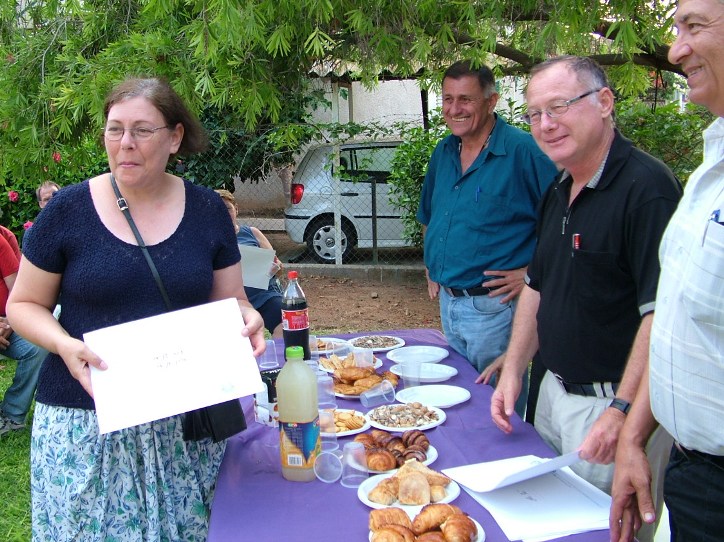 סניף חדרה: תעודות הוקרה למתנדבי צוות בימ"חים, יוני 2007
