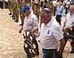 הנחת זר בטקס יום הזיכרון, מאי 2014