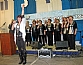 מקהלת "צוות" בהופעה בטקס הוקרה למתנדבים בבסיס ציוד בטירת הכרמל, דצמבר 2010